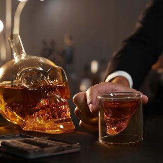 Karafka do Whisky alkoholu w kształcie czaszki