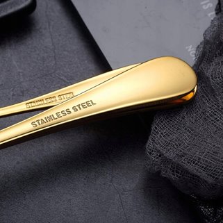 Złoty widelec do wędliny