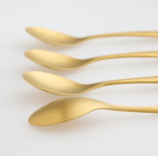 Złote łyżeczki 4 szt
